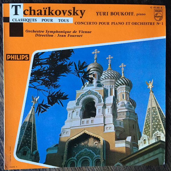 Tchaïkovsky, Yury Boukoff ‎– Concerto pour piano et orchestre n°1