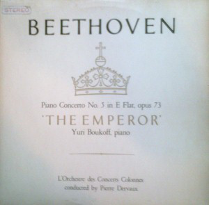Beethoven - Yury Boukoff  ‎– Piano concerto No.5 in E Flat, Opus 73 